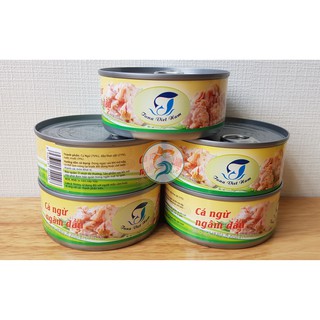 Cá ngừ xé nhỏ ngâm dầu (Skipjack tuna flake in soya oil) (140 gram/ lon)