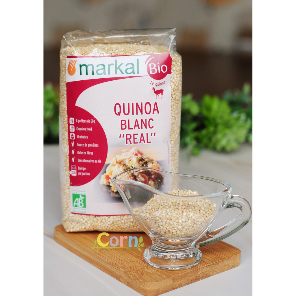 Hạt diêm mạch (quinoa) trắng hữu cơ Markal