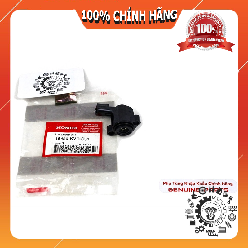 Cảm biến van cầm chừng Vario Click, Air Blade, Scoopy, Beat Genio chính hãng Honda Indo, Van từ 16480KVBS51