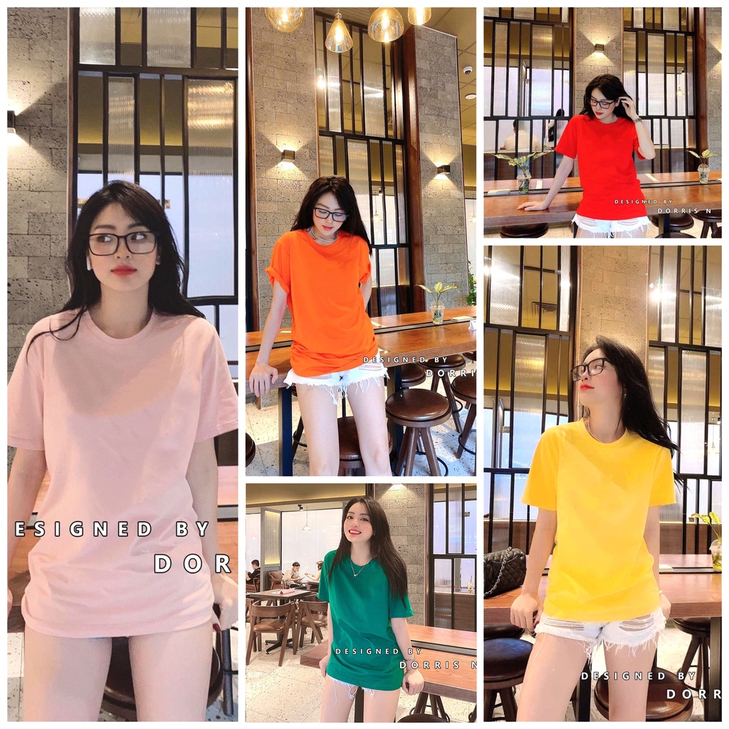 [Mã SKAMFSW175 giảm 10K đơn 50K] Áo phông Unisex Basic Tee phông trơn nam nữ 9 màu