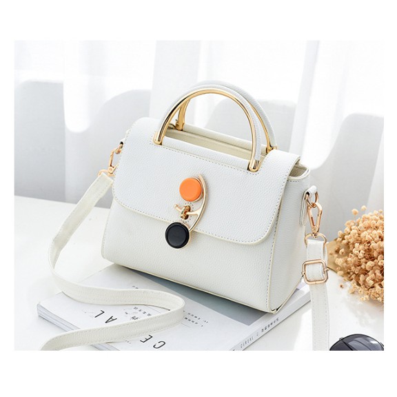 Túi xách thời trang - Túi đeo chéo nữ - khóa tròn