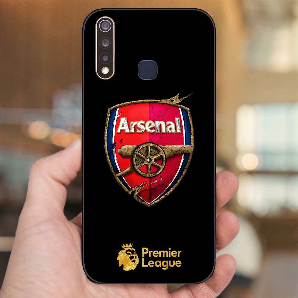 Ốp lưng Vivo Y19 viền đen in hình Arsenal FC