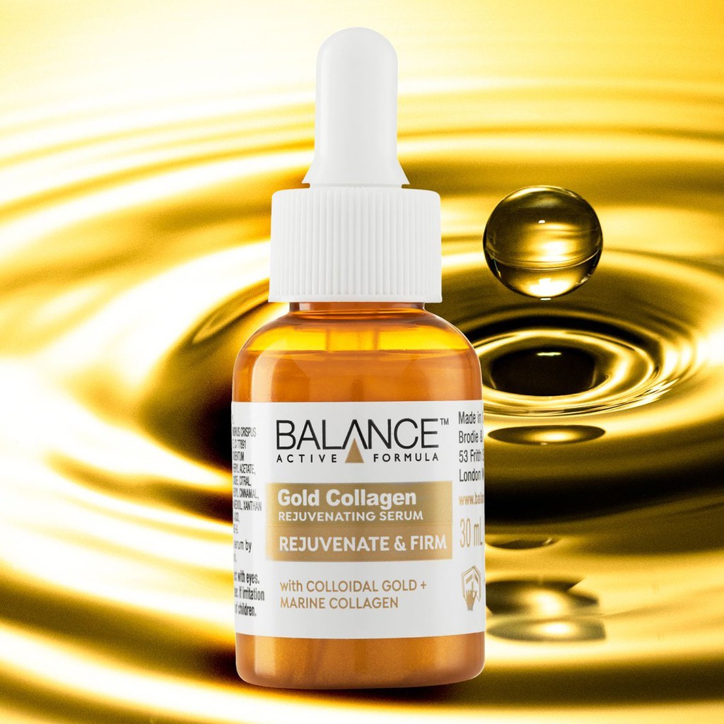 Serum Balance Gold Collagen Chống Lão Hóa  Tái Tạo Da Active Formula Rejuvenating -  Chai 30ml