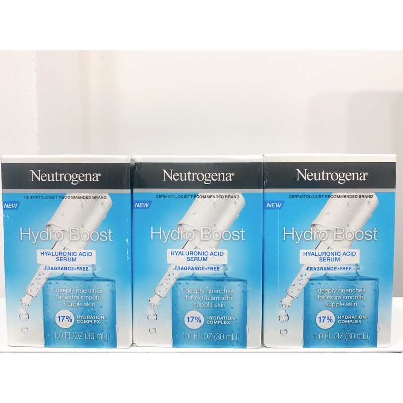 Serum Tinh Chất Cấp Nước Neutrogena Hydro Boost Hyaluronic Acid 17% (30ml)