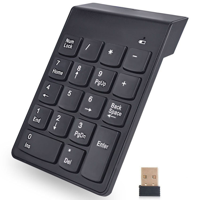 Bàn phím số không dây cho laptop Mini Number Keyboard - SIÊU GIẢM GIÁ