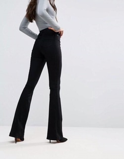 quẩn jeans  ống loe dài
