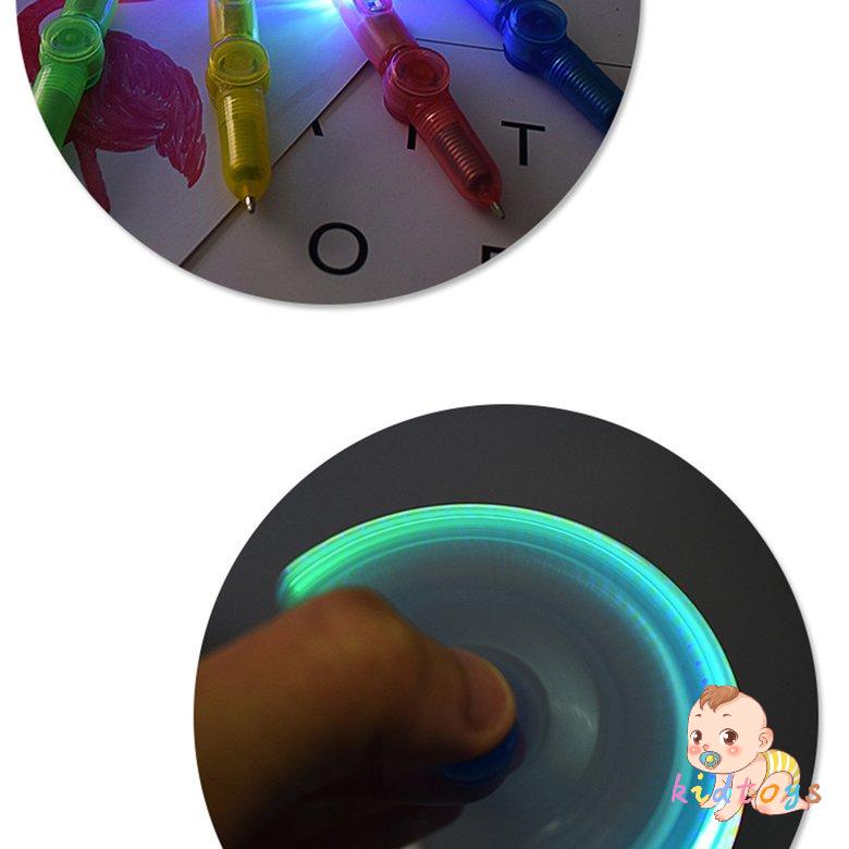 Bút Con Quay Đồ Chơi Spinner Có Đèn Led Đa Năng Giúp Giảm Căng Thẳng