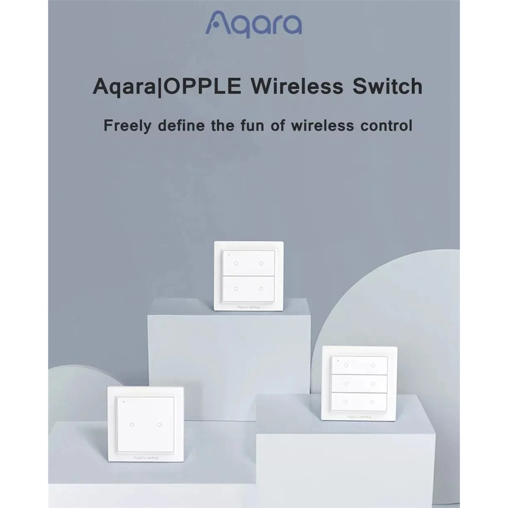 Aqara Công Tắc Đèn Không Dây Thông Minh Điều Khiển Bằng Ứng Dụng Ứng Dụng Điện Thoại apple Ở Nhà