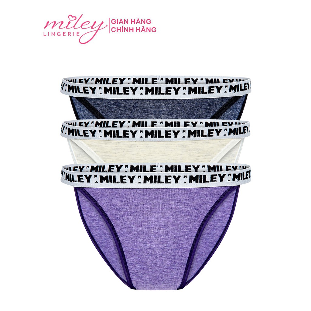 Bộ 3 Quần Lót Nữ Melange High-Cut Miley Lingerie FCB0101_0201_1001 | WebRaoVat - webraovat.net.vn