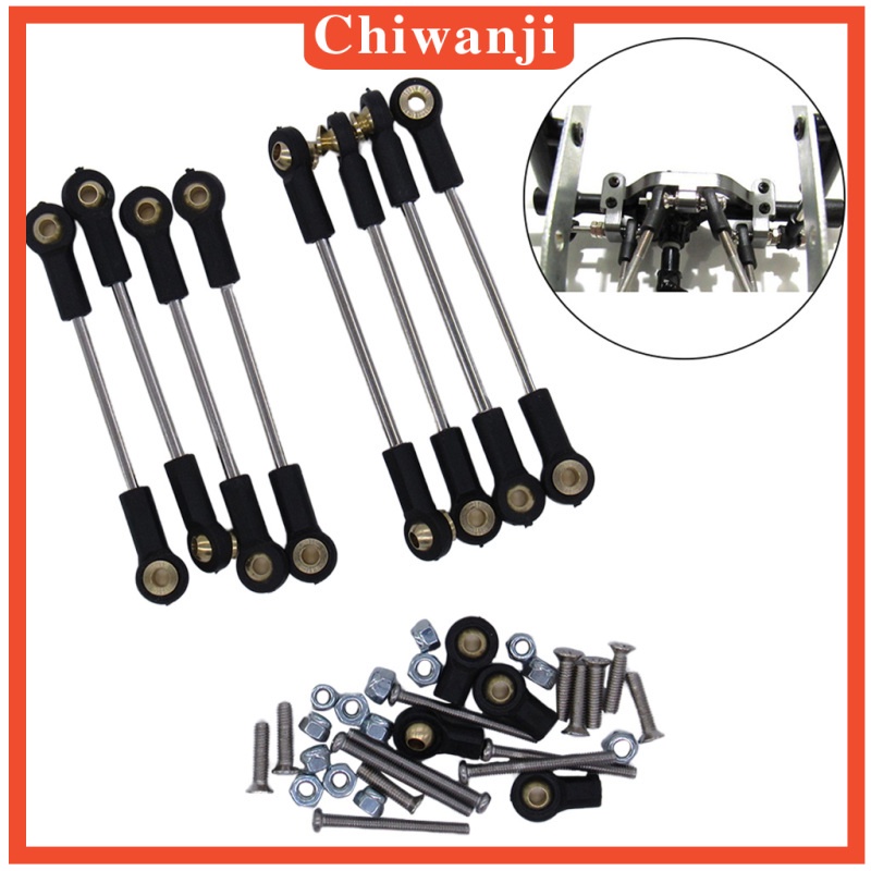 Set 8 Thanh Nối Bằng Hợp Kim Nhôm 1 / 16 Cho Xe Điều Khiển Wpl B1 B14 B24 C14 C24 Crawler Buggy