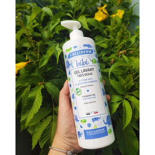 Gel Tắm Gội Trẻ Sơ Sinh, Trẻ Nhỏ Calliderm Chiết Xuất Nha Đam - 500ml