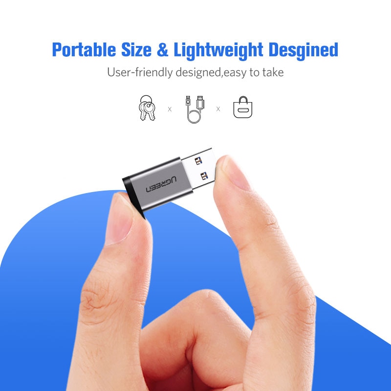 Ugreen Đầu Chuyển Đổi Từ USB 3.0 Sang USB 3.1 Type C