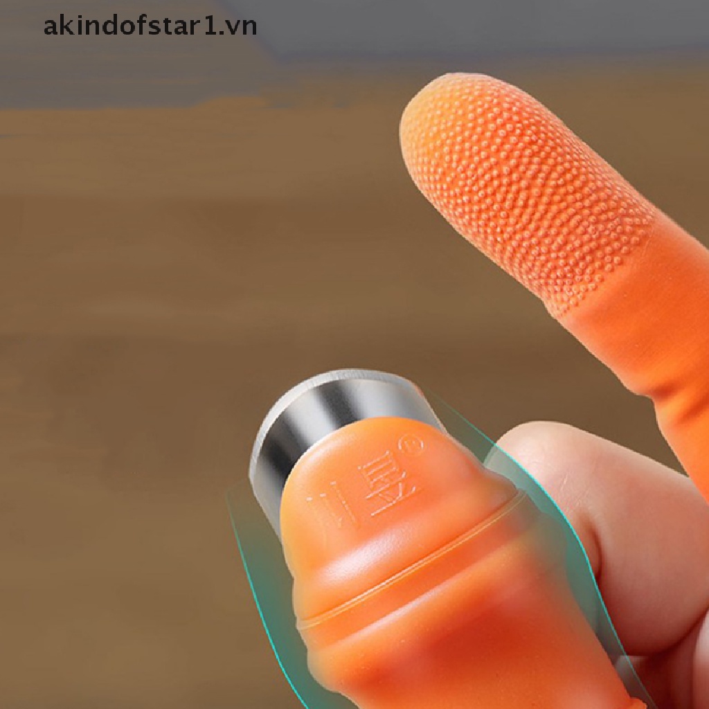 Dao cắt rau củ kiểu vỏ bọc bảo vệ ngón tay bằng silicon tiện dụng cho nông nghiệp/làm vườn