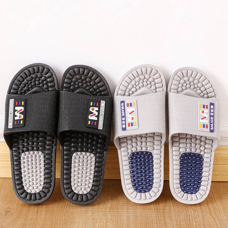 Dép Đi Trong Nhà Tắm Mát Xa Chân Tiện Dụng Thời Trang Hè Cho Nam