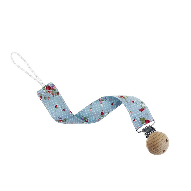 Giá Đỡ Núm Ti Giả Dạng Chuỗi Kẹp DIY Bằng Cotton Mềm Mịn Dành Cho Bé Sơ Sinh