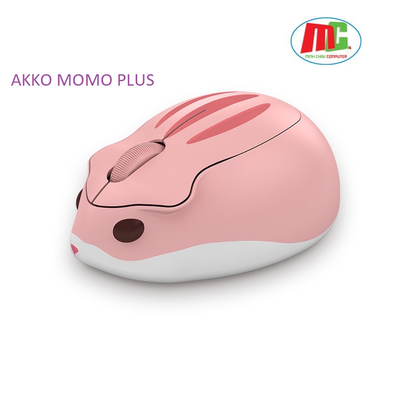 Chuột Không Dây Akko Hamster MoMo Pink (Màu Hồng) - Hàng Chính Hãng