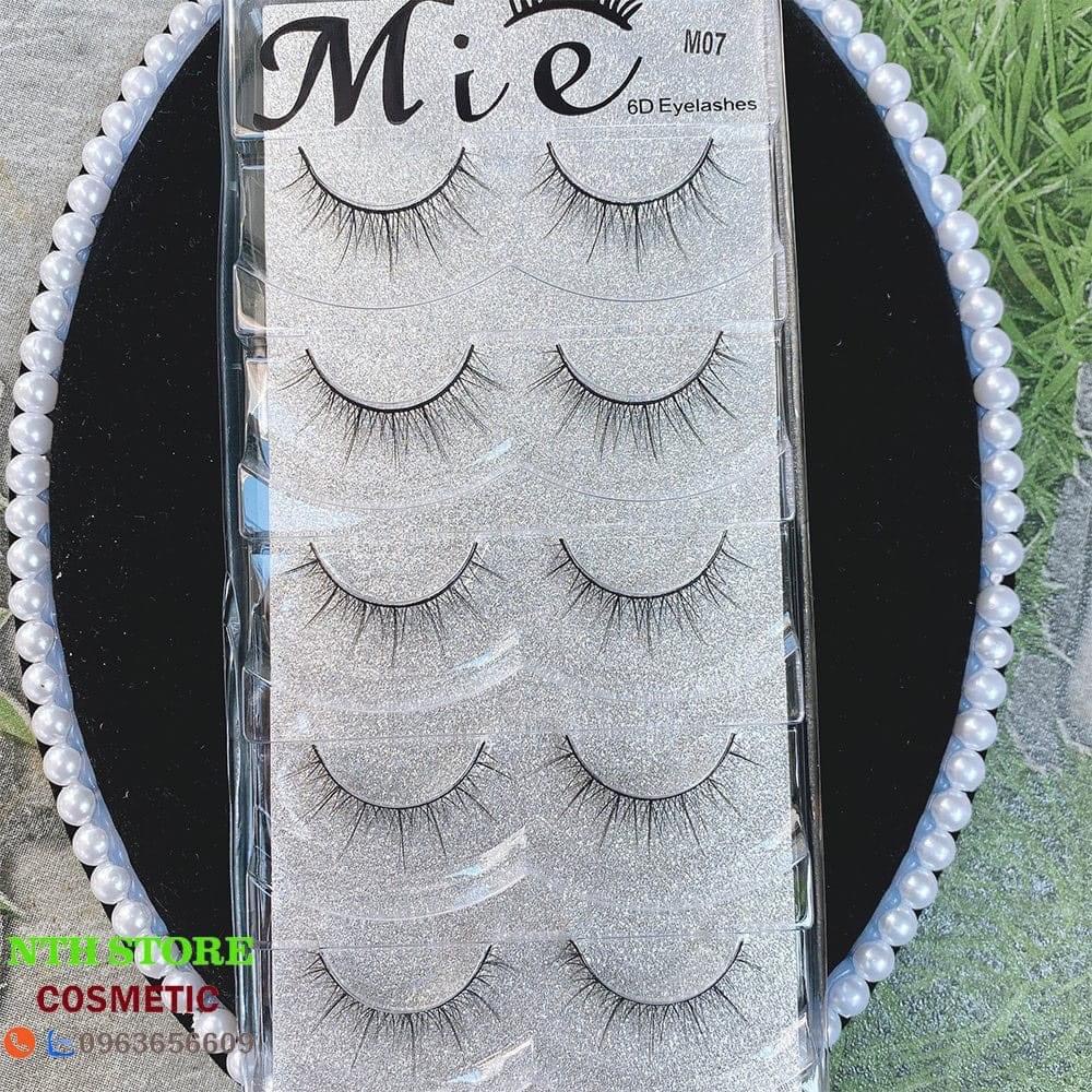 Mi Mie 07 5 Cặp Lên Mắt Tự Nhiên Form Mi Dài Vừa Phải , Tự Nhiên Như Mi Thật
