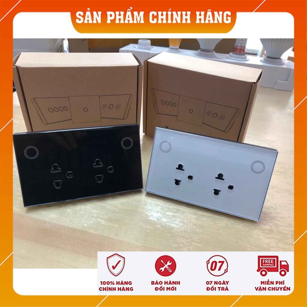 Ổ Cắm Wifi Tuya Âm Tường Chữ Nhật Điều Khiển Từ Xa