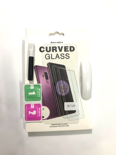 Kính cường lực UV LG G7 full mang hình