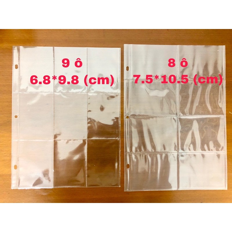 SHEET ĐỰNG CARD A4