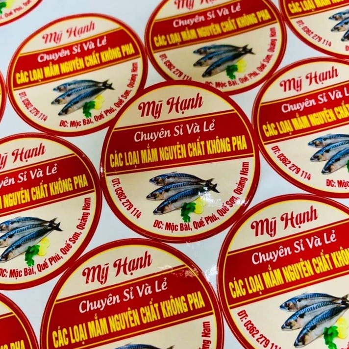 In tem sữa nhựa chống nước 100%, thiết kế miễn phí!