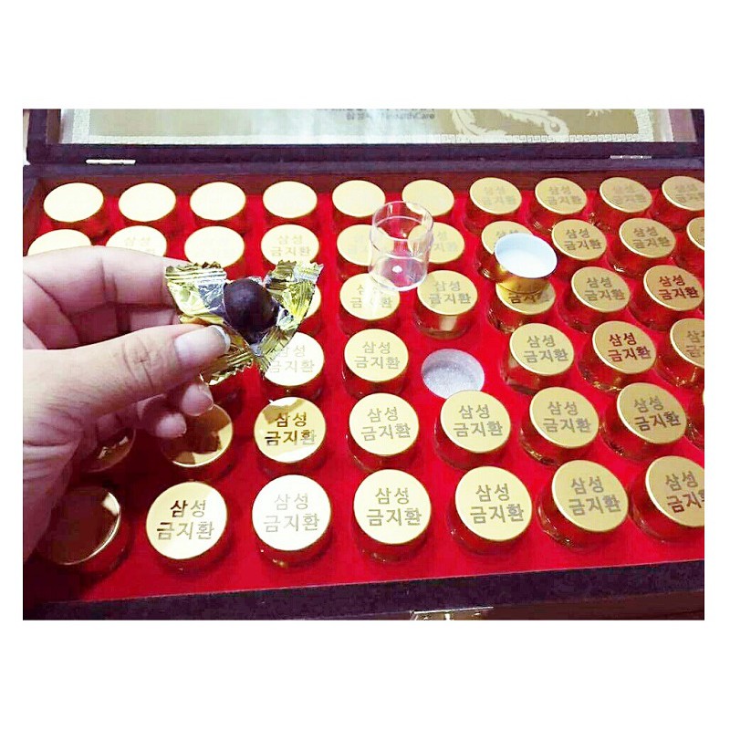 [ Chính Hãng ] An Cung Ngưu Hoàng Hoàn Samsung Hàn Quốc, Hộp Gỗ 60 Viên, Giúp Bổ Não, Ngăn Ngừa Tai Biến, Đột Quỵ | BigBuy360 - bigbuy360.vn