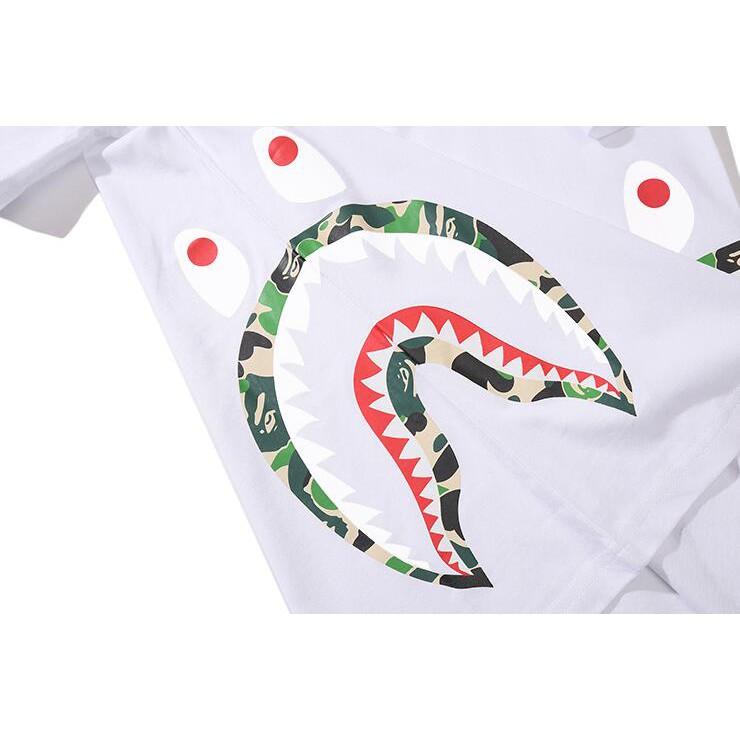 Áo Thun Chất Liệu Vải Cotton Tay Ngắn Có In Hoạ Tiết Bape | BigBuy360 - bigbuy360.vn