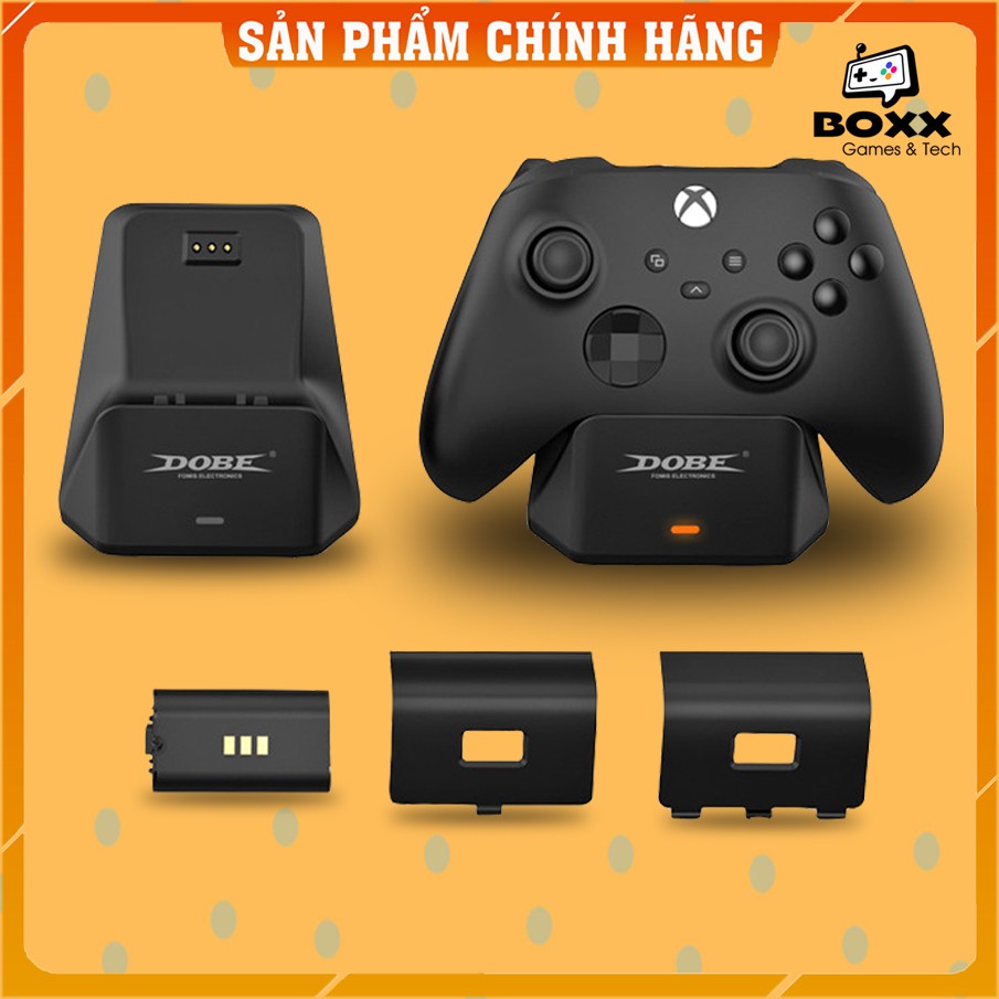 Pin sạc cho tay cầm Xbox one s, xbox series x kèm dock chính hãng