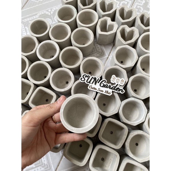 CHẬU XI MĂNG MINI - Bao đổi 1-1