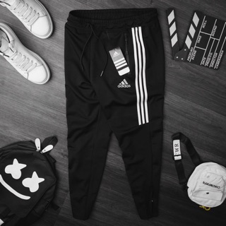 Quần pant das ống suông có zip gấu