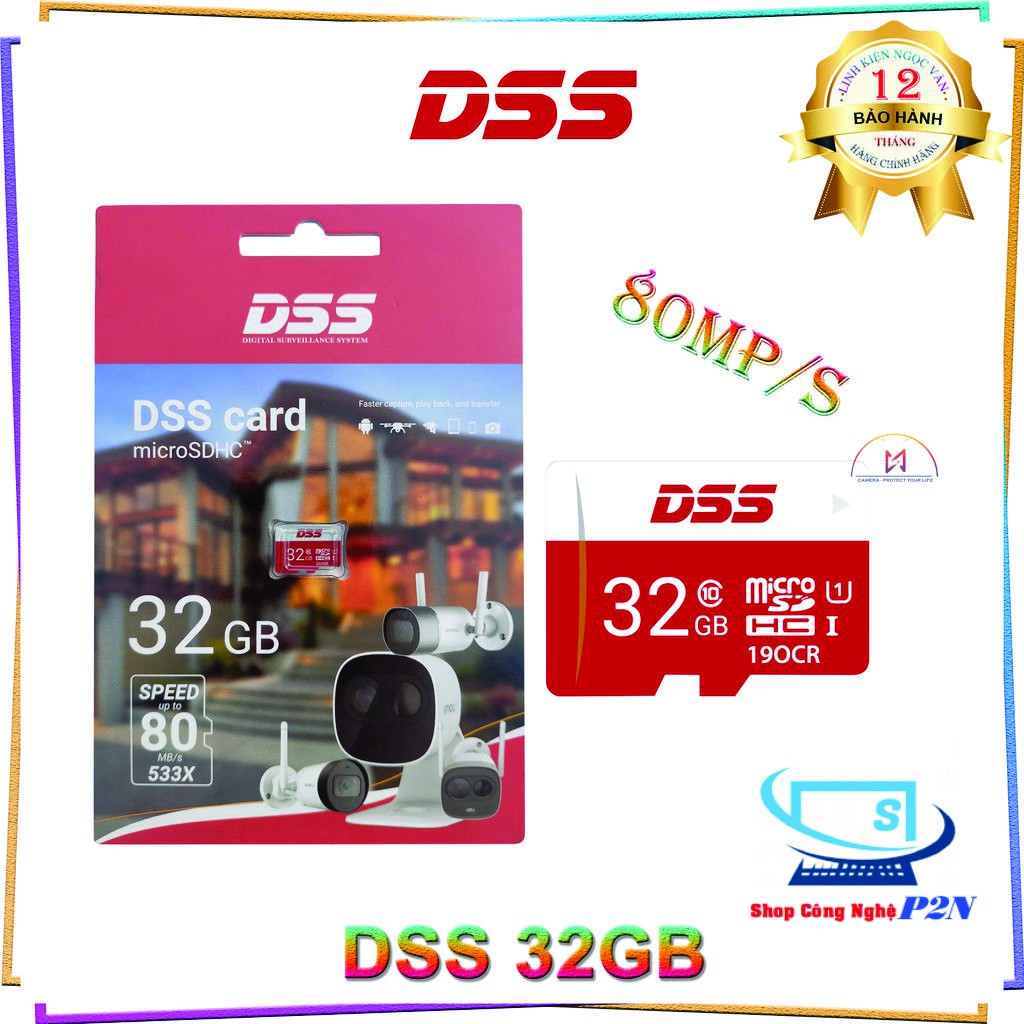 [Chính hãng] Thẻ Nhớ DAHUA DSS Micro SD 32GB- tốc độ cao - bảo hành 24 tháng | BigBuy360 - bigbuy360.vn