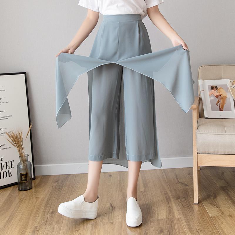 Quần Voan Ống Rộng Thời Trang Mùa Hè Dành Cho Nữ