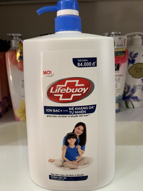 Sữa tắm lifebuoy 1,1kg ( có sẵn 2 màu )