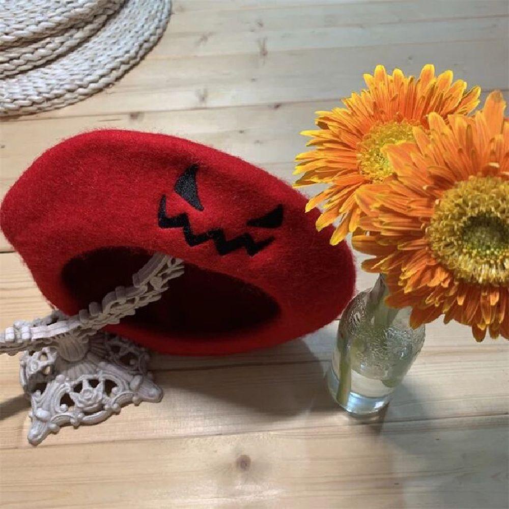 Mũ Hóa Trang Halloween Giữ Ấm Thêu Hình Đôi Mắt Sau Lưng 2Life Cho Nữ Và Người Lớn