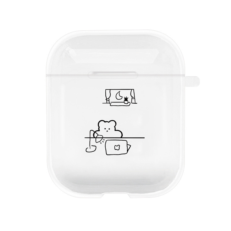 Vỏ ốp case airpod airpods bảo vệ tai nghe không dây bluetooth 1/2/Pro/i12/i9/i7/tws chống va đập-RK