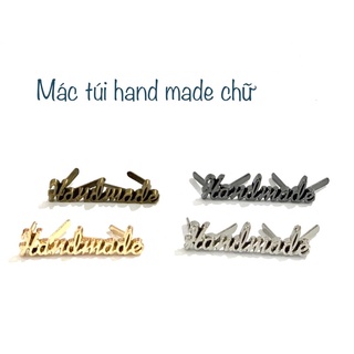 Phụ kiện túi: mác Handmade các loại