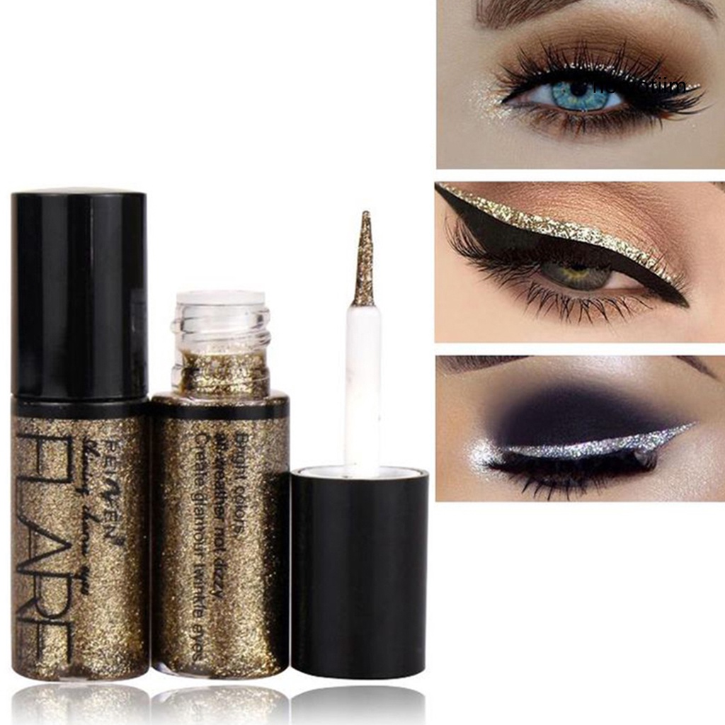 Bút kẻ mắt dạng lỏng màu nhũ kim tuyến chống nước dùng hàng ngày