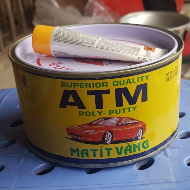 Bả matit vàng ATM 2 thành phần