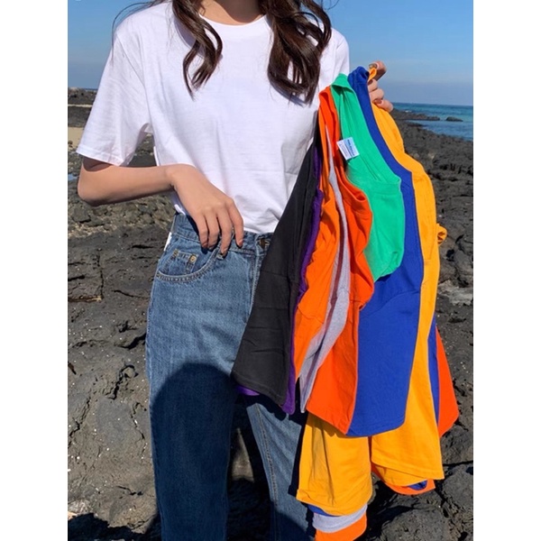 🌈 BEST SELLER : BACSIC TEE ÁO THUN TRƠN 15 MÀU HOT ITEM 💓 | BigBuy360 - bigbuy360.vn