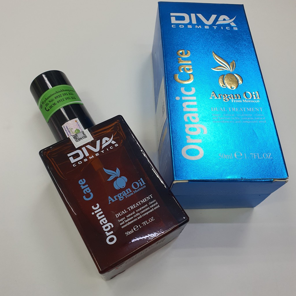 Tinh Dầu Dưỡng Tóc &amp; Da DIVA Argan Oil 50ml