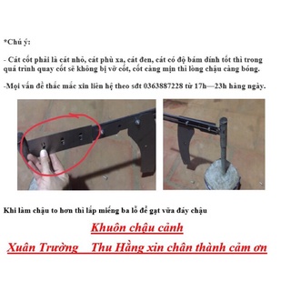 khuôn quay chậu cảnh (bon sai)
