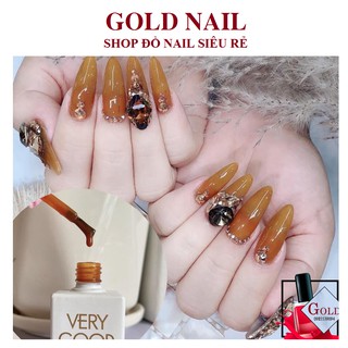 Sơn gel thạch , verygood Nail  màu Cam hổ phách , chai 15 ml
