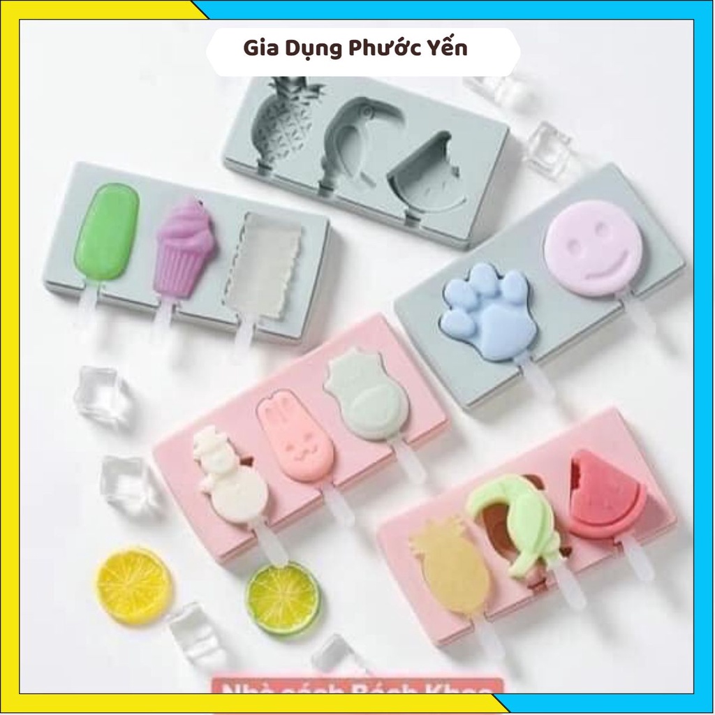 Khuôn làm kem Silicon ngỗ nghĩnh