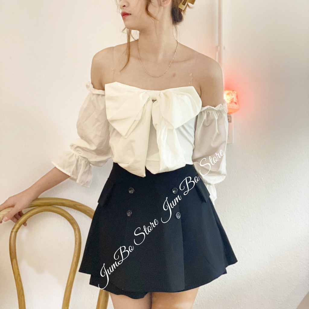 Quần Giả Váy Dáng Chữ A Thời Trang Cho Nữ Phối 6 Cúc Mẫu Mới Siêu Hot - JB502 | BigBuy360 - bigbuy360.vn