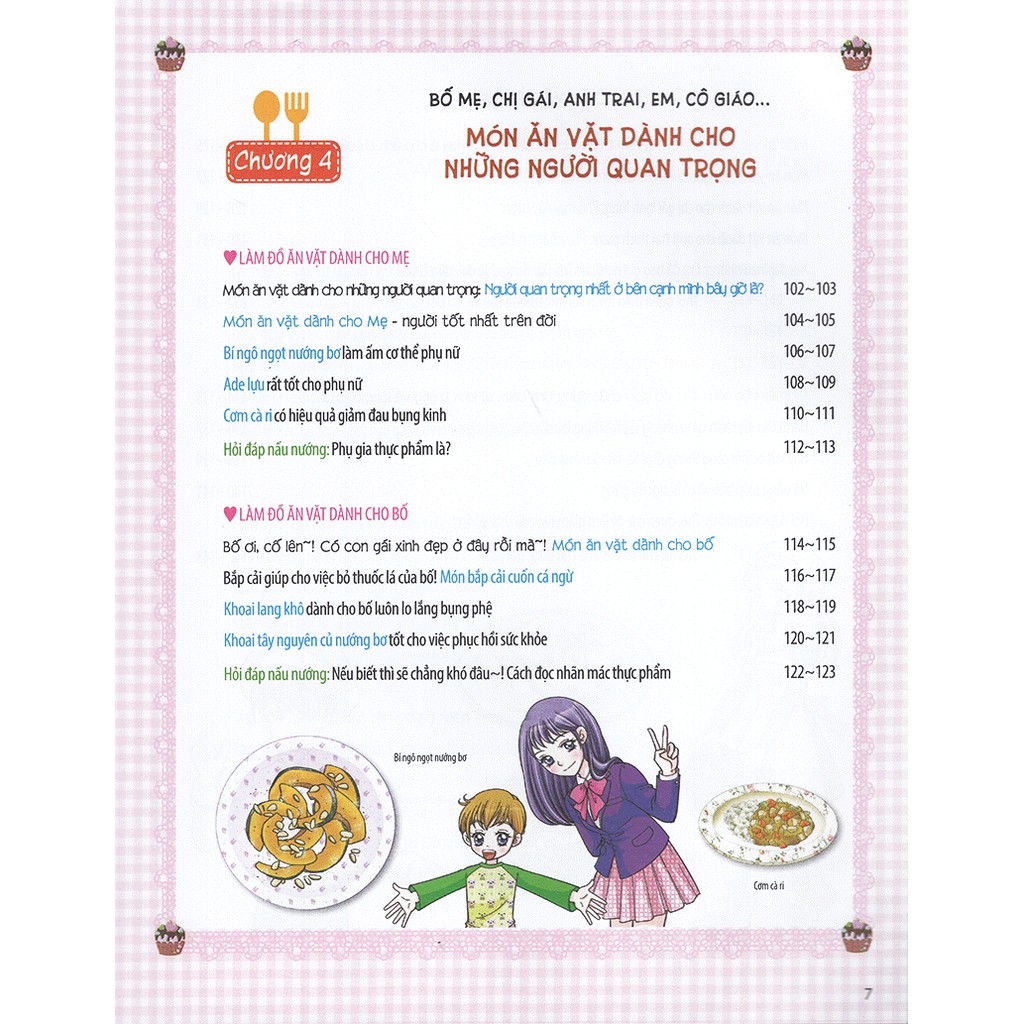 Sách - Pretty girl là con gái - Ngon chảy nước miếng - Snack Recipes