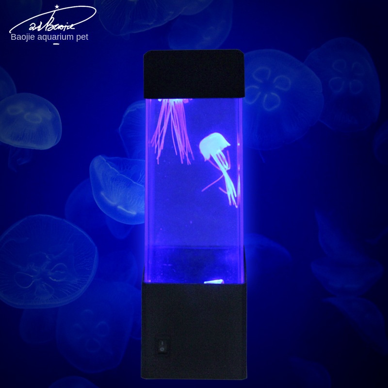 Bể Cá mini Để Bàn Có Đèn led Chất Liệu acrylic