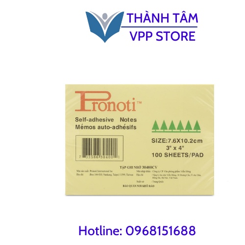 Giấy Nhớ 3x4 Promoti