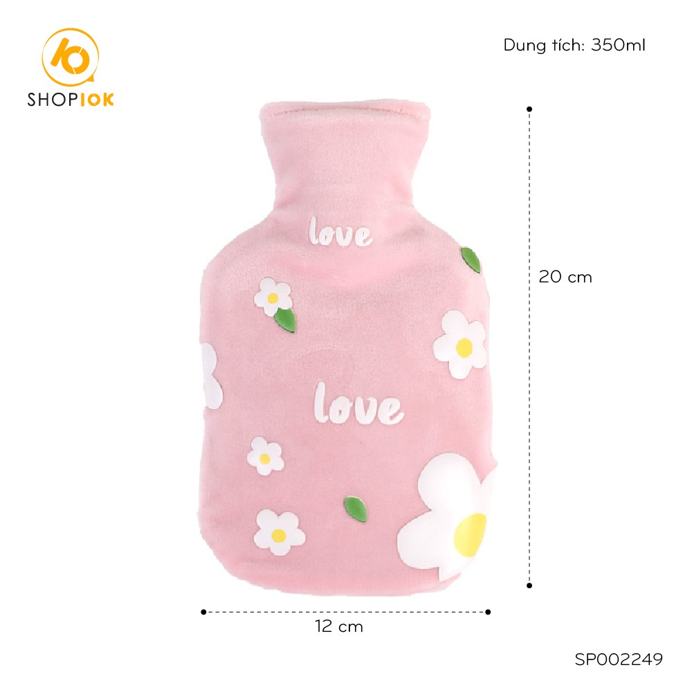 Túi chườm nóng lạnh giảm đau bụng kinh, túi chườm giữ ấm, hạ sốt 350ml SHOP10K - SP002249