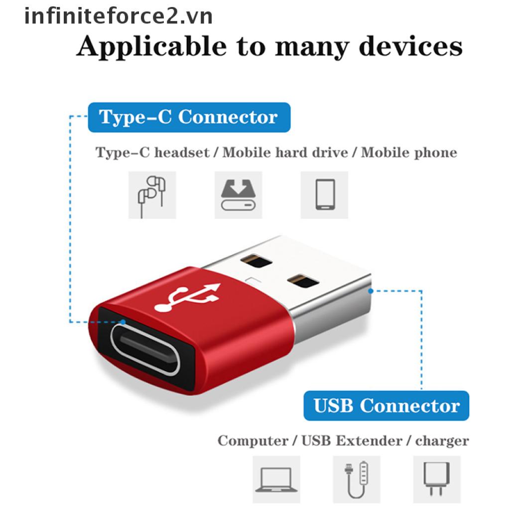 Set 2 Đầu Chuyển Đổi Usb C 3.1 Type C Sang Usb 3.0 Chuyên Dụng