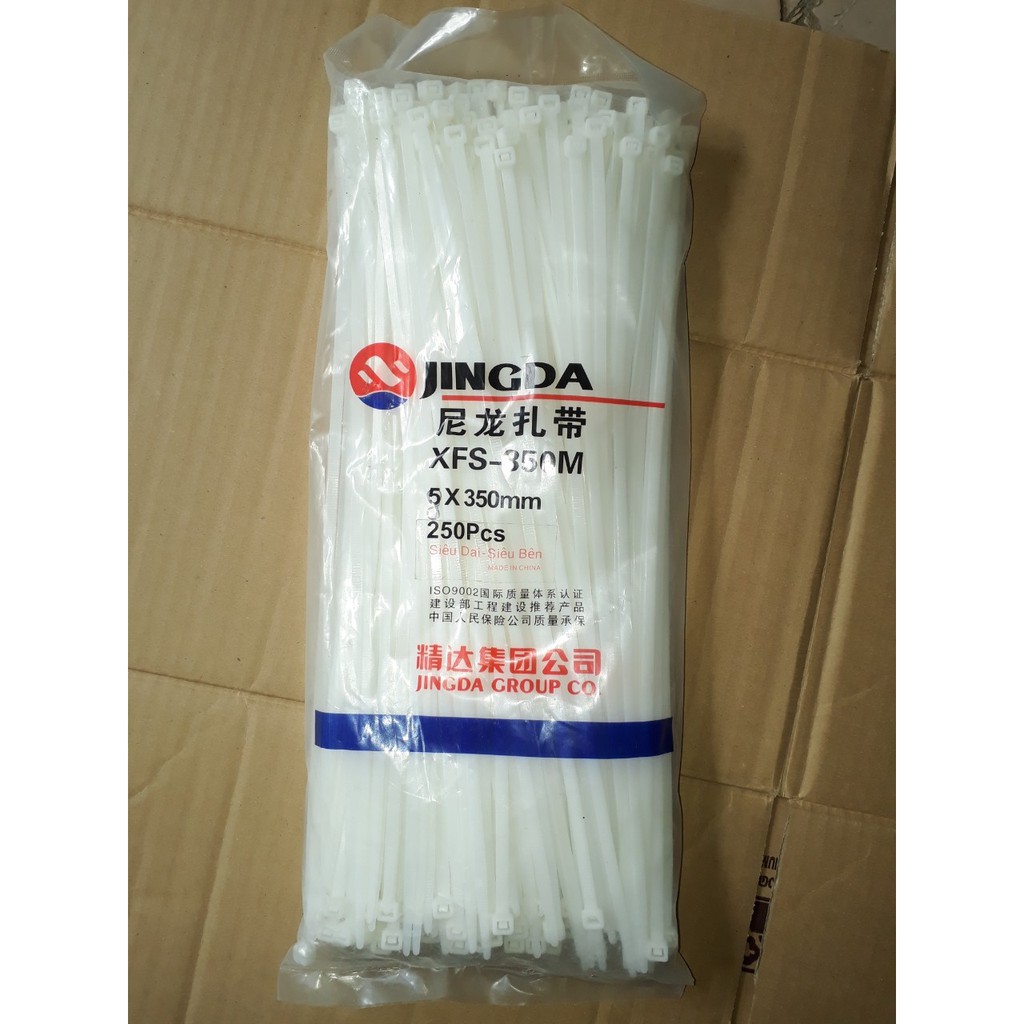 Dây thít 350mm sợi dẻo dai, vô cùng chắc chắn. 11.000/ túi 100g